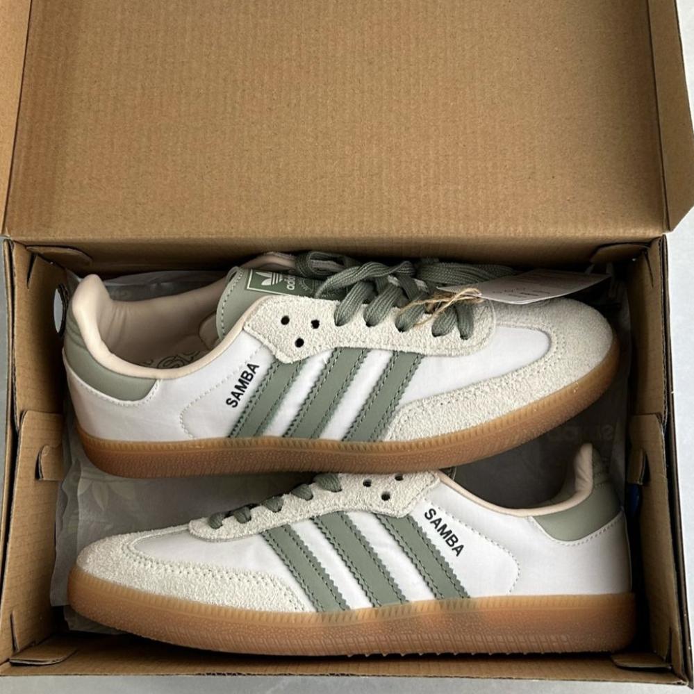Adidas Samba "Silver Green" sneakers