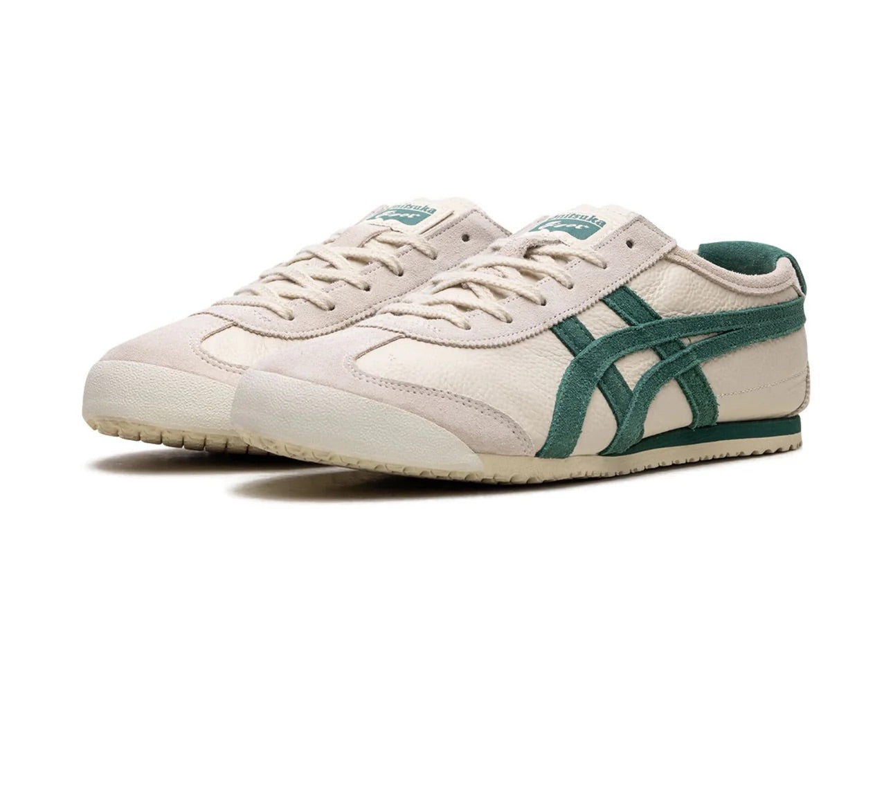 ONITSUKA TIGER “CREAM/GREEN” SNEAKERS