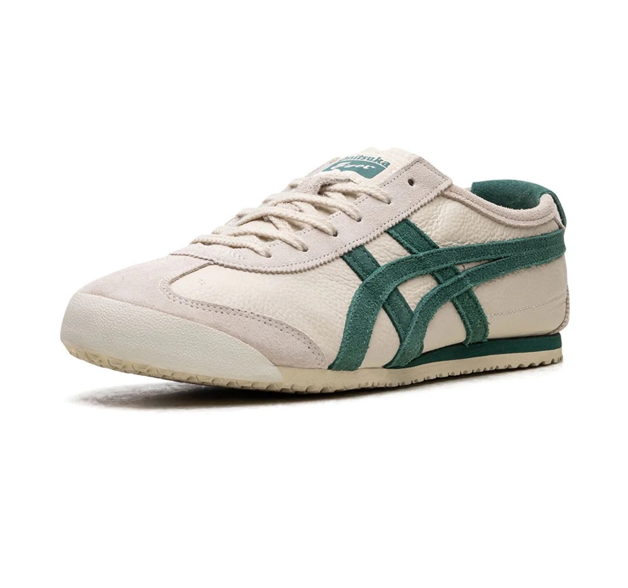 ONITSUKA TIGER “CREAM/GREEN” SNEAKERS