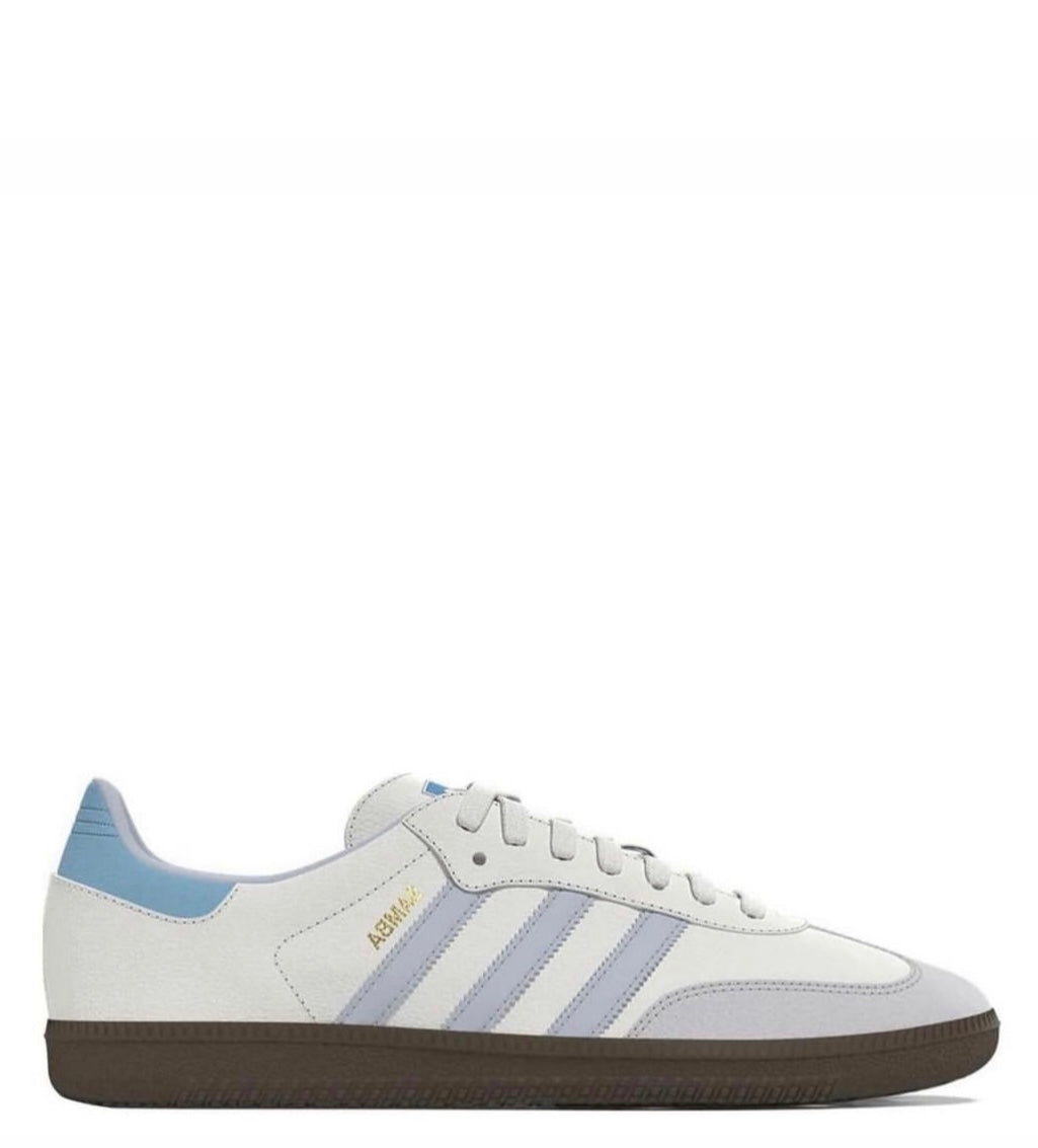 adidas Samba OG White Halo Blue Women's Sneakers